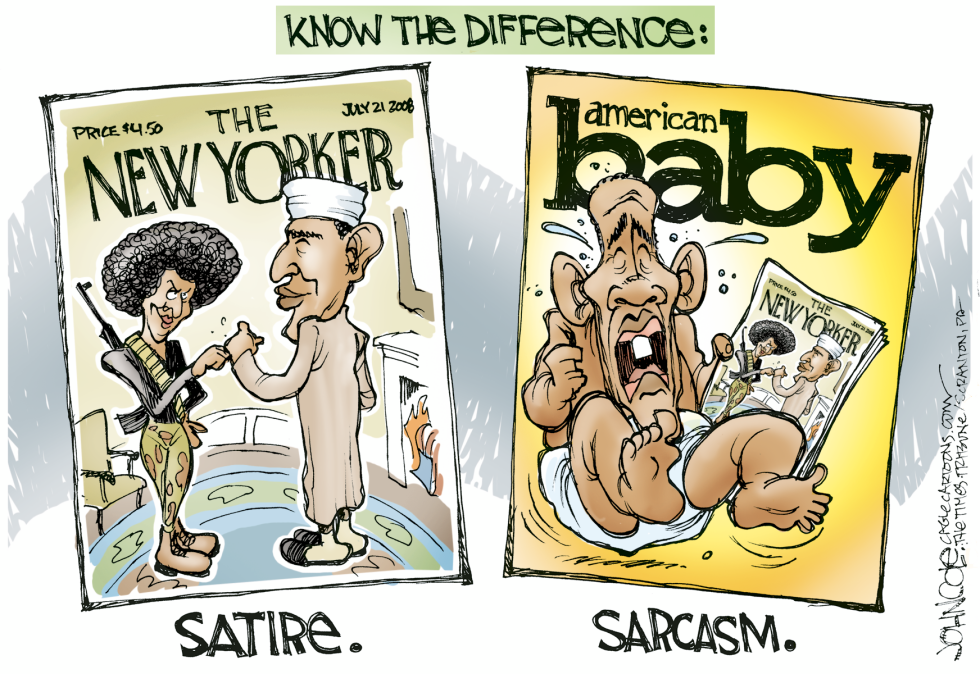 Satire and sarcasm COLOR