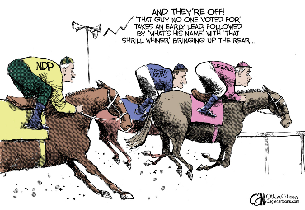 CANADA Horse Race COLOR