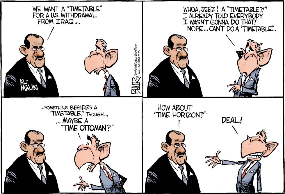 Bush Euphemistic on Iraq COLOR