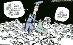 KARADZIC CAPTURED  by Mike Keefe