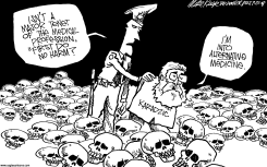 KARADZIC CAPTURED by Mike Keefe