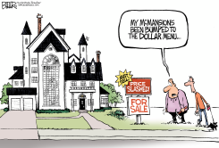 HOME PRICES PINCH  by Nate Beeler