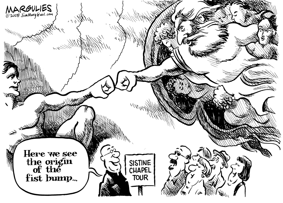 Origin of the fist bump
