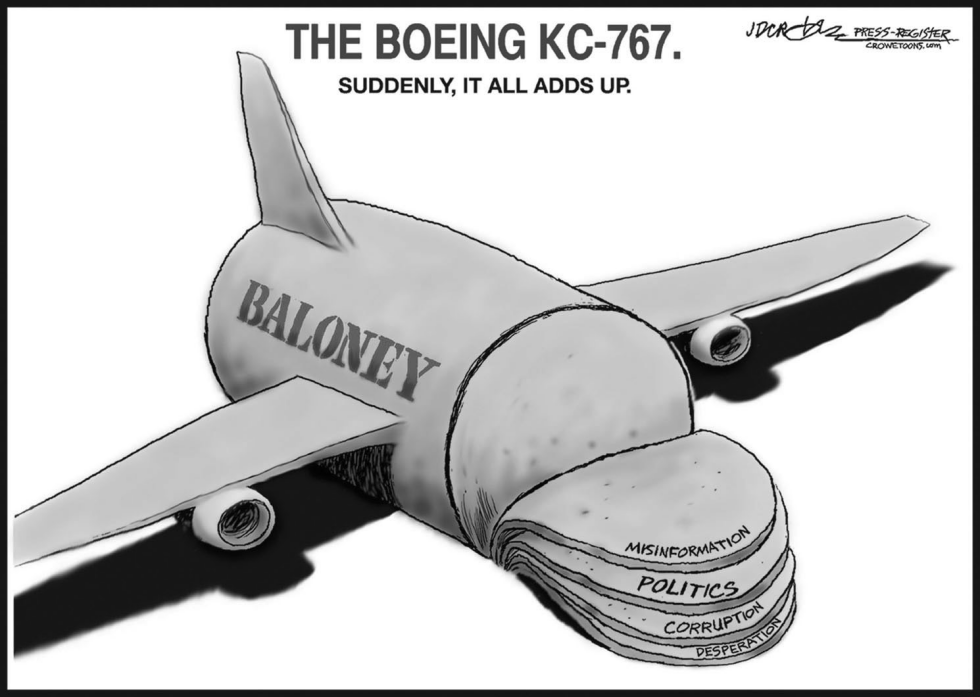 Boeing Baloney b/w