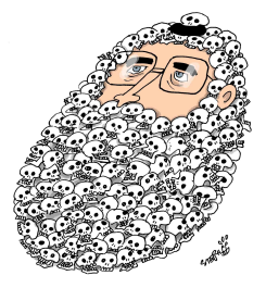 PORTRAIT OF KARADZIC by Stephane Peray