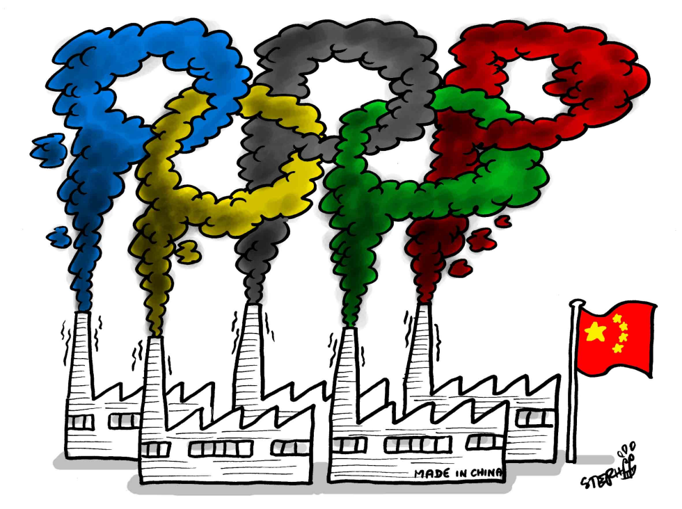  BEIJING OLYMPICS - POLLUTION ISSUE by Stephane Peray