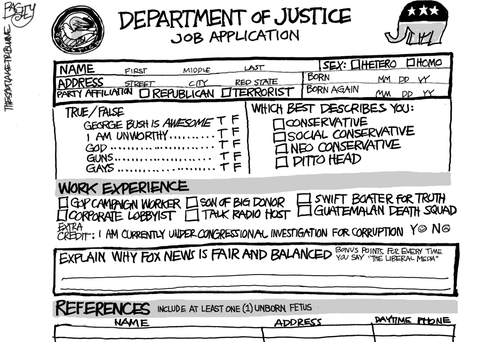DOJ Job Application