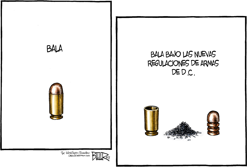 El Punto de una Bala en DC / COLOR