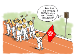 OLYMPIC CENSORSHIP by Frederick Deligne