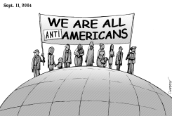 SEPT. 11, THREE YEARS AFTER by Patrick Chappatte