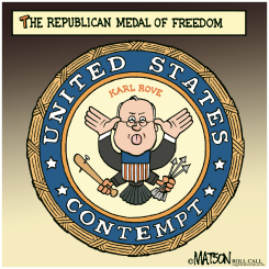 KARL ROVE IN CONTEMPT OF CONGRESS by R.J. Matson