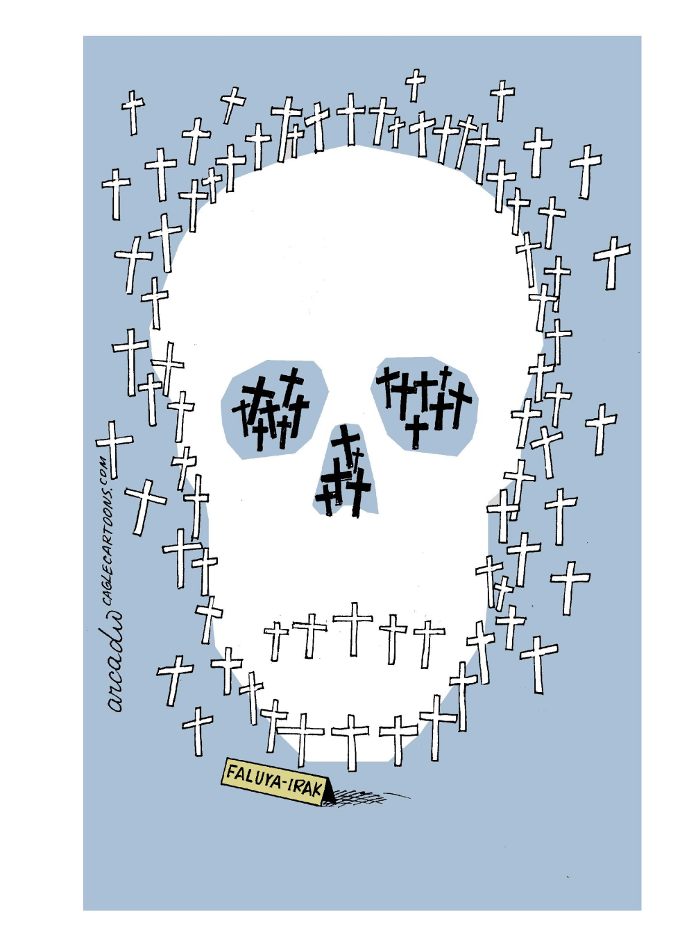 Calavera de cruces