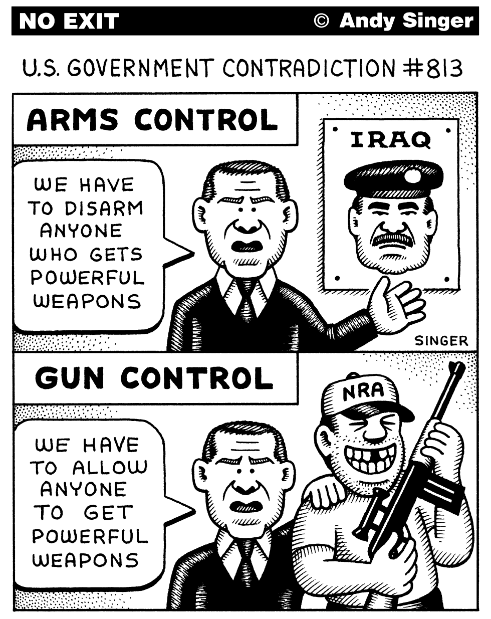 Arms Control versus Gun Control