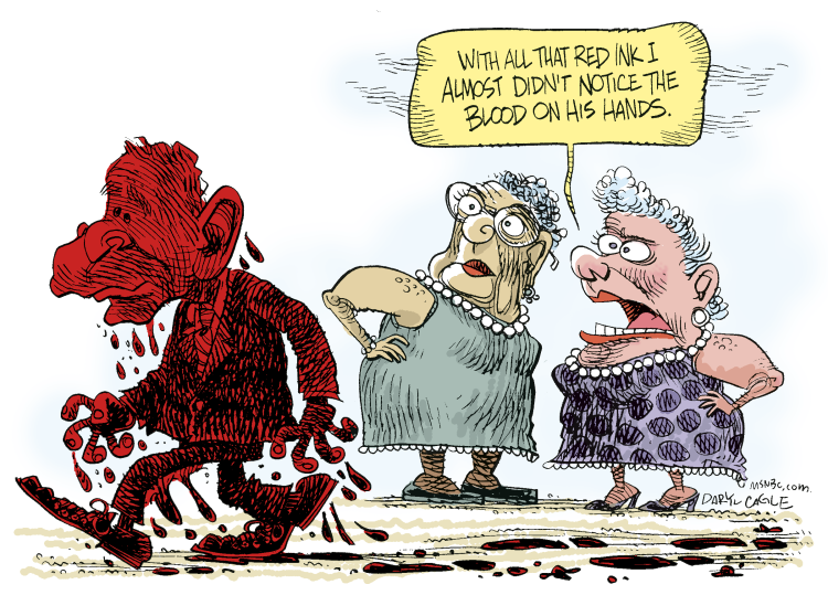 Daryl Cagle's Cartoon Retrospective on the Bush Presidency