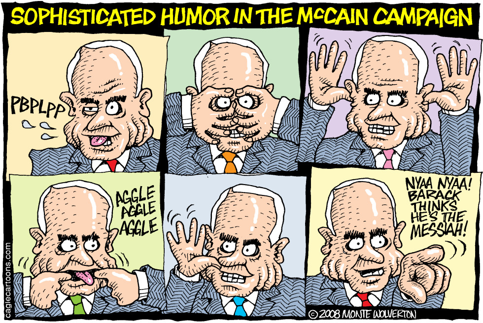 Sophisticated McCain Humor COLOR