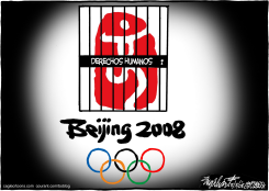 CHINA PRISION OLIMPICA /  by Bob Englehart
