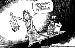 SUPREME COURT PORNOGRAPHY by Mike Keefe
