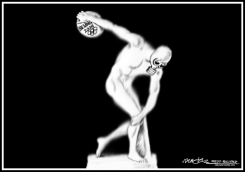 BEIJING OLYMPICS B/W by J.D. Crowe