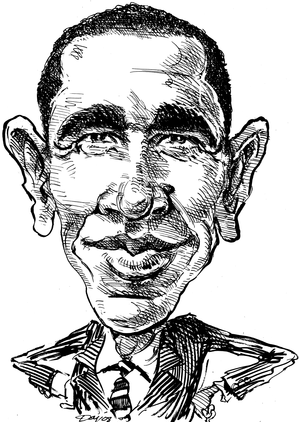 Presidential candidate Barack Obama
