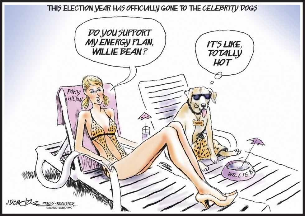 Paris Hilton and Alabama Dog Mayor