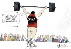 CHINAS BUSINESS  by Cam Cardow