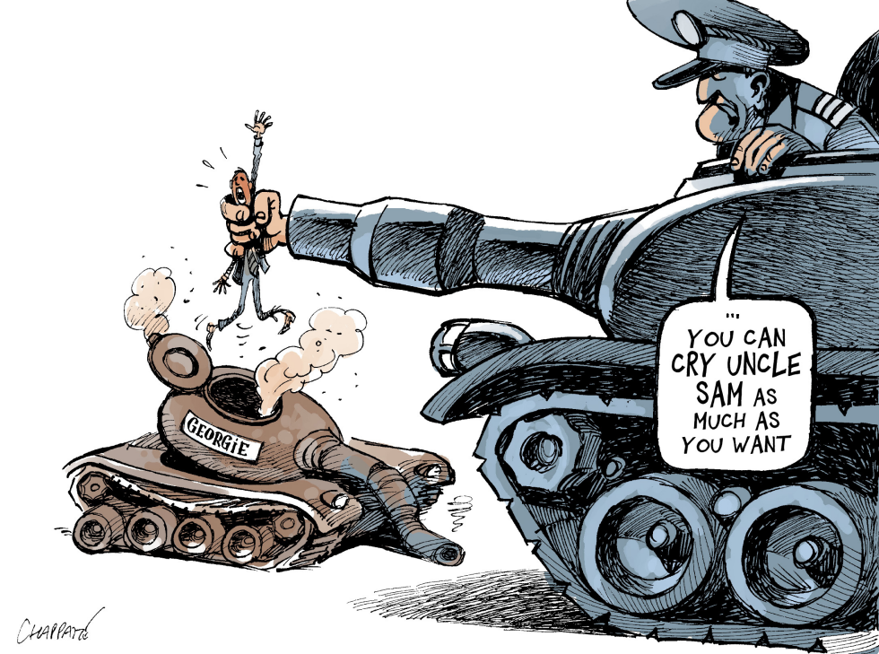  WAR BETWEEN GEORGIA AND RUSSIA by Patrick Chappatte