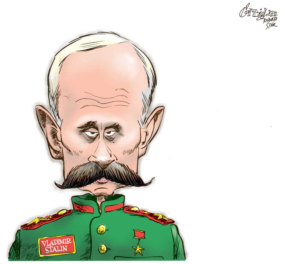  PUTIN BECOMES JOE STALIN by Patrick Corrigan