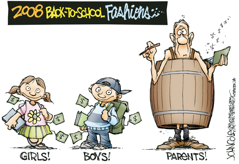 Back to school fashions COLOR