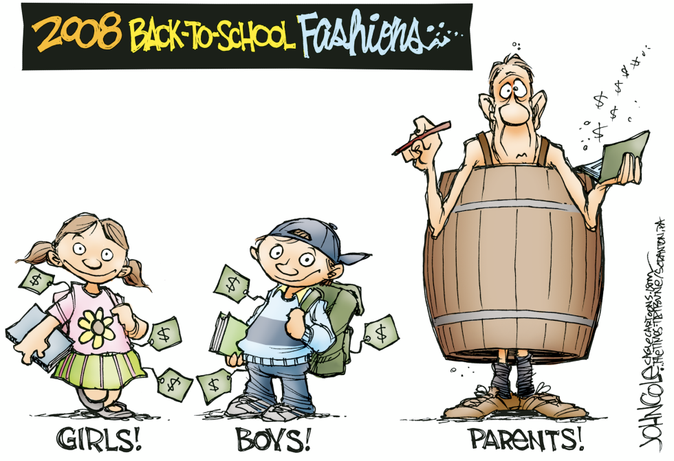 Back to school fashions COLOR