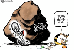 LOCAL DC - MAYOR HAS ANOTHER SPILL  by Nate Beeler