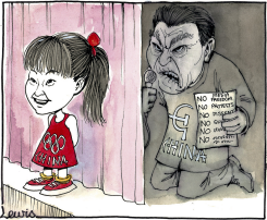 THE UGLY FARCE OF CHINA by Peter Lewis