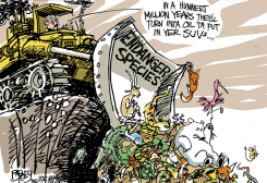 BUSH ENDANGERS SPECIES  by Pat Bagley