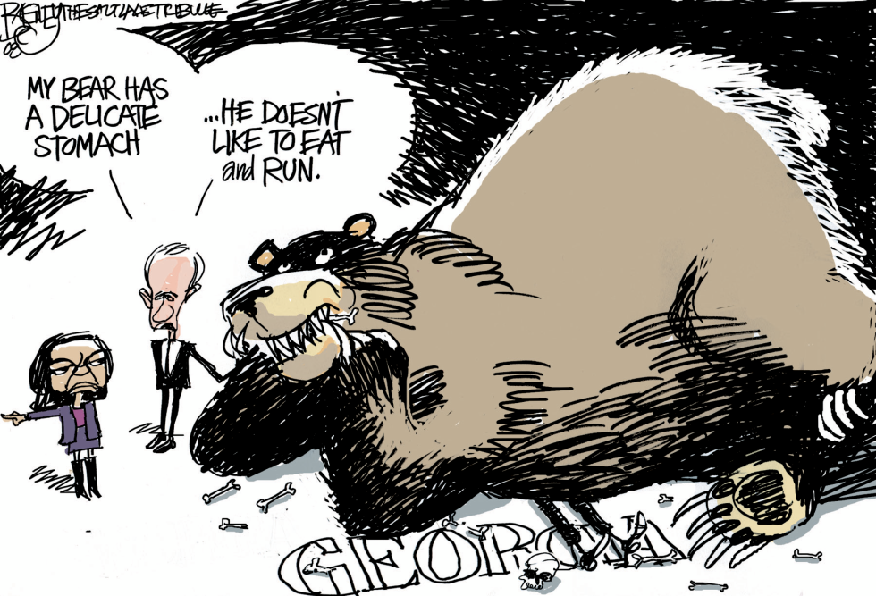  PUTINS BEAR by Pat Bagley