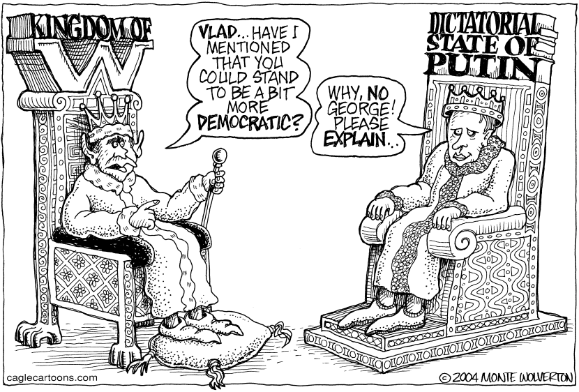Bush Admonishes Putin