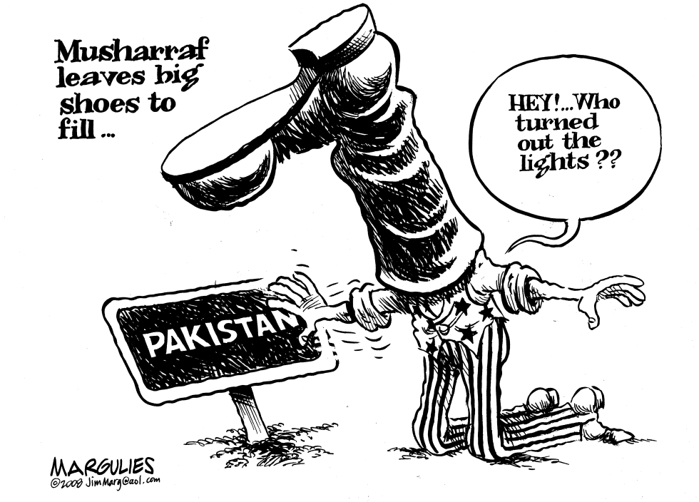Musharraf leaves big shoes to fill