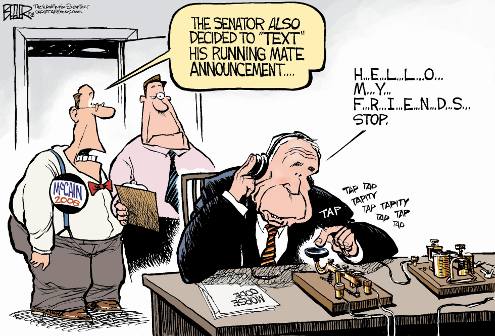 McCain Texts VP Pick COLOR