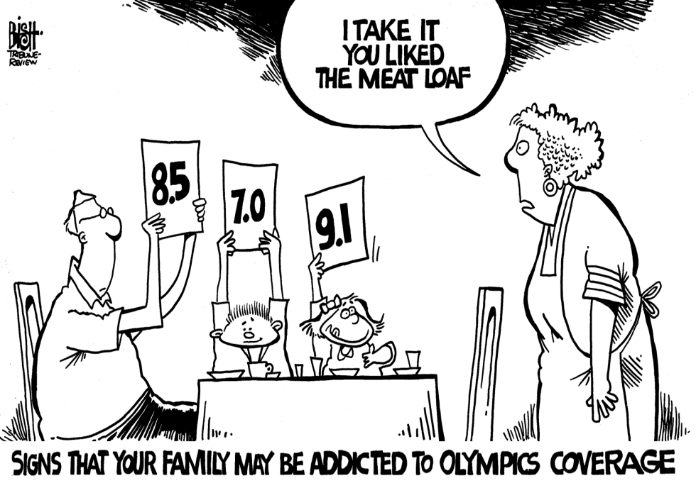 Addicted to the Olympics, b/w