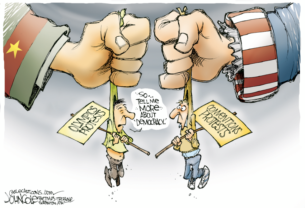 Convention protests COLOR