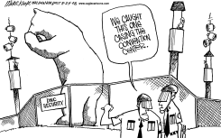 DNC SECURITY by Mike Keefe