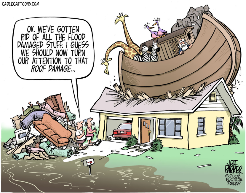 Flood Damage Roof Repost