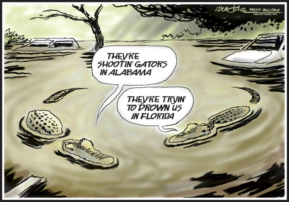 Flooded Florida Gators