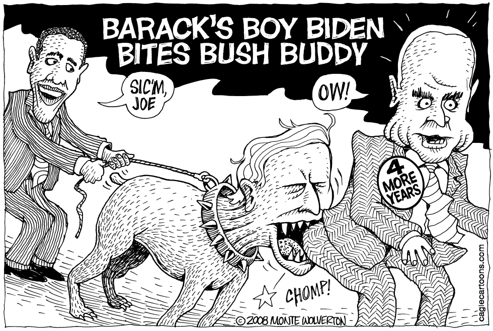 Biden Bites Bush Buddy