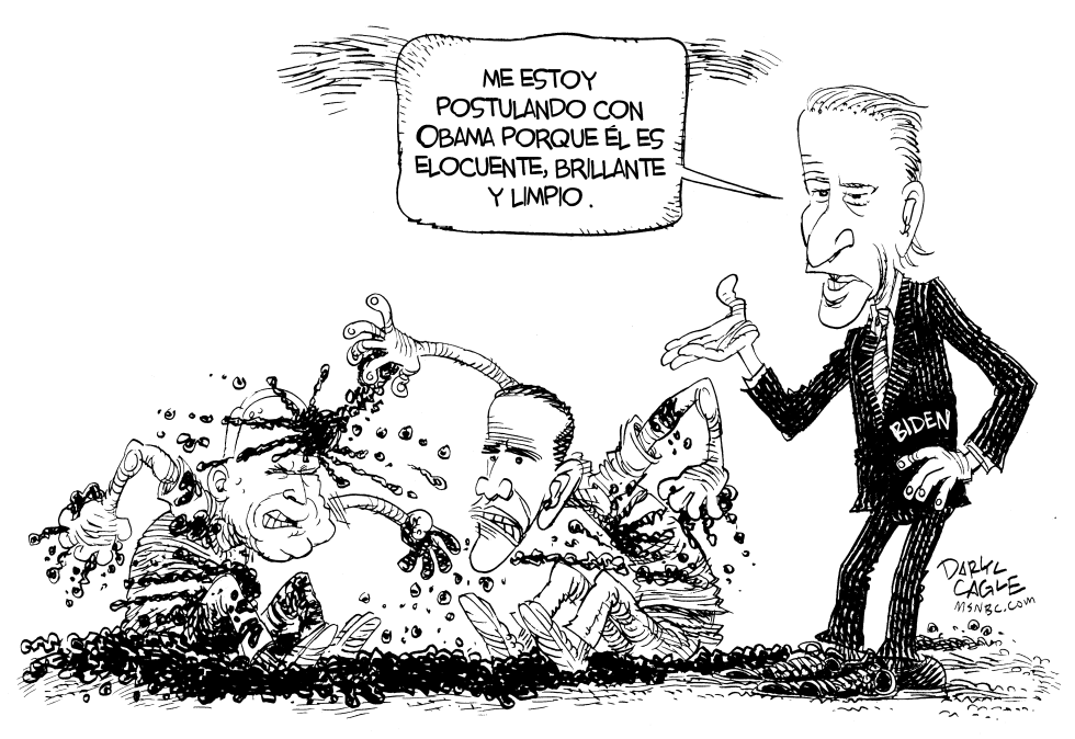  BIDEN Y OBAMA SUCIO by Daryl Cagle