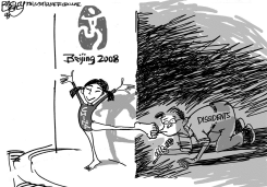 OLYMPIC END by Pat Bagley