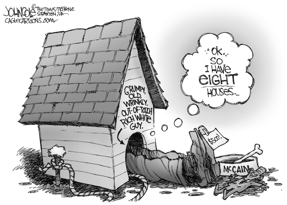 McCains new digs BW