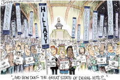 HILLARYS DELEGATES by Joe Heller