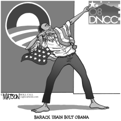 BARACK USAIN BOLT OBAMA by R.J. Matson