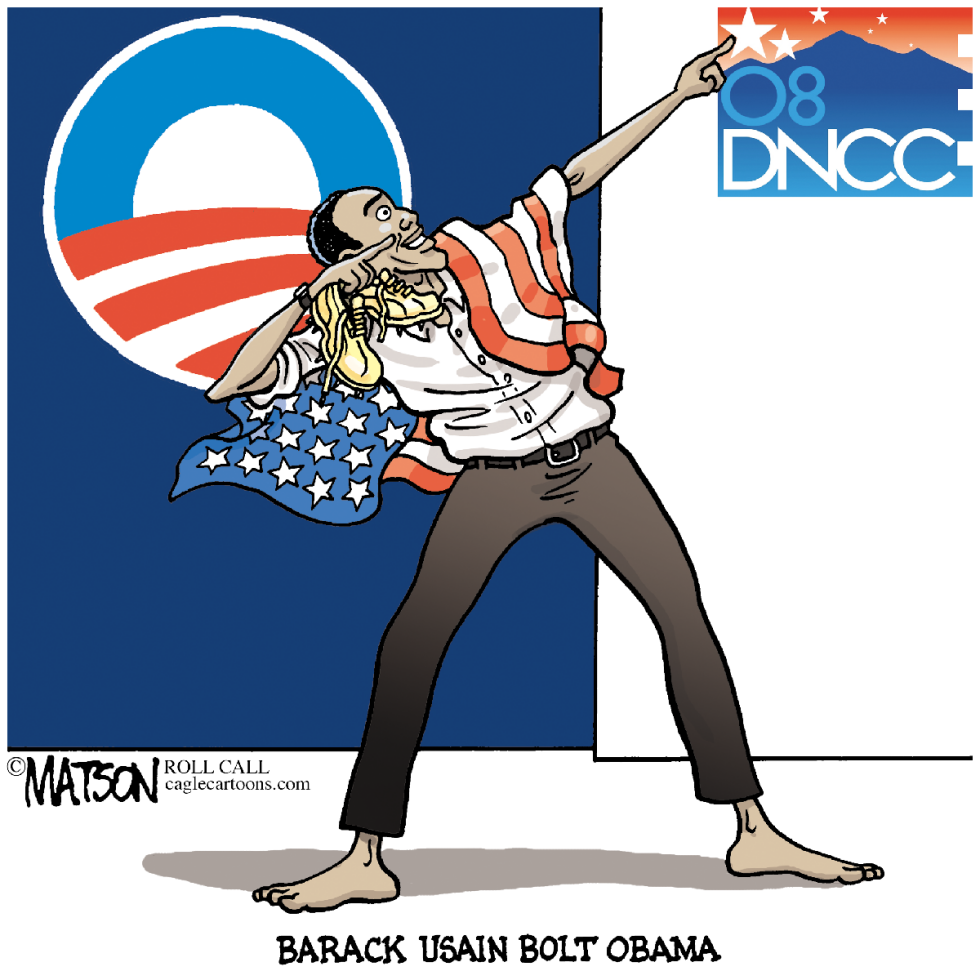 Barack Usain Bolt Obama / COLOR