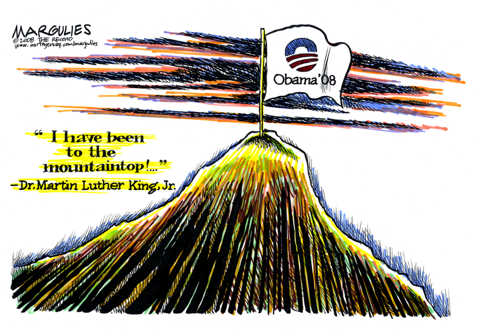 Obama historic nomination color