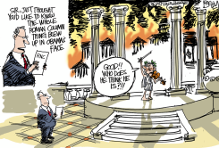 BURNING BUSH NERO  by Pat Bagley
